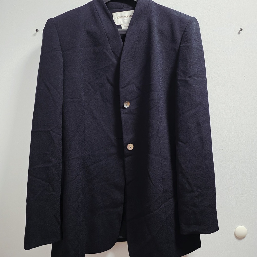 SUIT Ladies Womens JONES NEW YORK DARK Navy Sz 10 Jacket Only